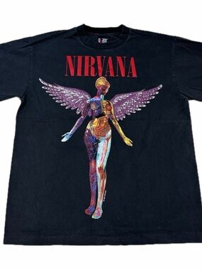 Giant Black T-Shirt with Red Logo